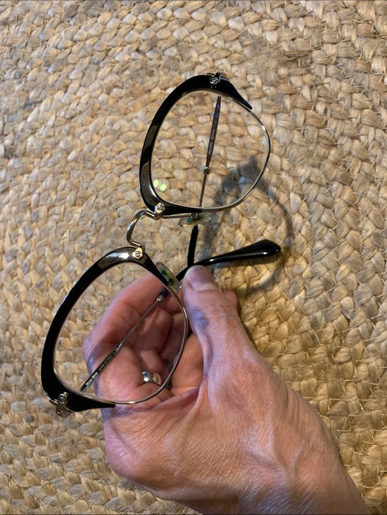 Timeless Miu Miu Black and Gold Eyeglass Frames VMU 530 main image 8